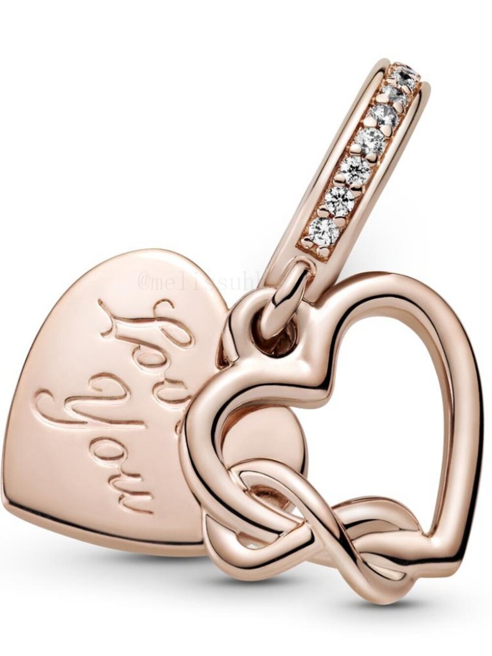 Pandora Rose™ Love You Infinity Heart Charm